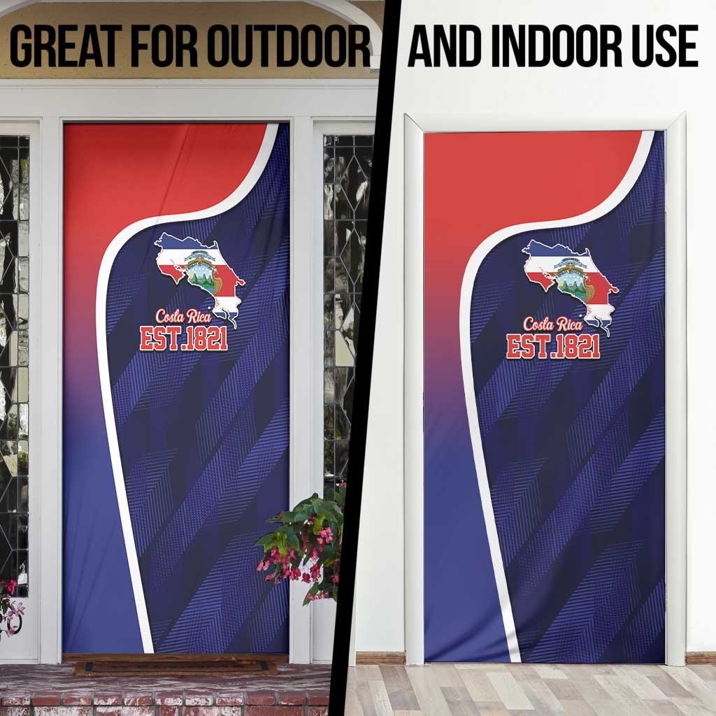 Costa Rica Independence Day Door Cover Since 1821 September 15 - Wonder Print Shop
