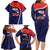 Costa Rica Independence Day Family Matching Long Sleeve Bodycon Dress and Hawaiian Shirt Since 1821 September 15 - Wonder Print Shop