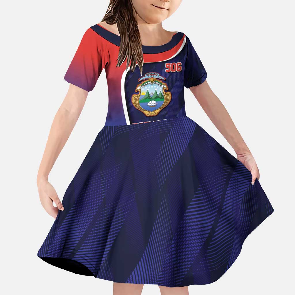 Costa Rica Independence Day Family Matching Mermaid Dress and Hawaiian Shirt Since 1821 September 15 - Wonder Print Shop