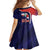 Costa Rica Independence Day Family Matching Mermaid Dress and Hawaiian Shirt Since 1821 September 15 - Wonder Print Shop