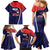 Costa Rica Independence Day Family Matching Mermaid Dress and Hawaiian Shirt Since 1821 September 15 - Wonder Print Shop