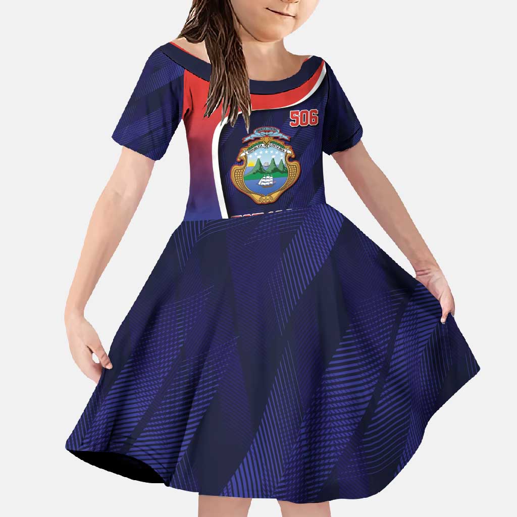 Costa Rica Independence Day Family Matching Off Shoulder Maxi Dress and Hawaiian Shirt Since 1821 September 15 - Wonder Print Shop