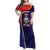 Costa Rica Independence Day Family Matching Off Shoulder Maxi Dress and Hawaiian Shirt Since 1821 September 15 - Wonder Print Shop