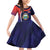 Costa Rica Independence Day Family Matching Off Shoulder Short Dress and Hawaiian Shirt Since 1821 September 15 - Wonder Print Shop