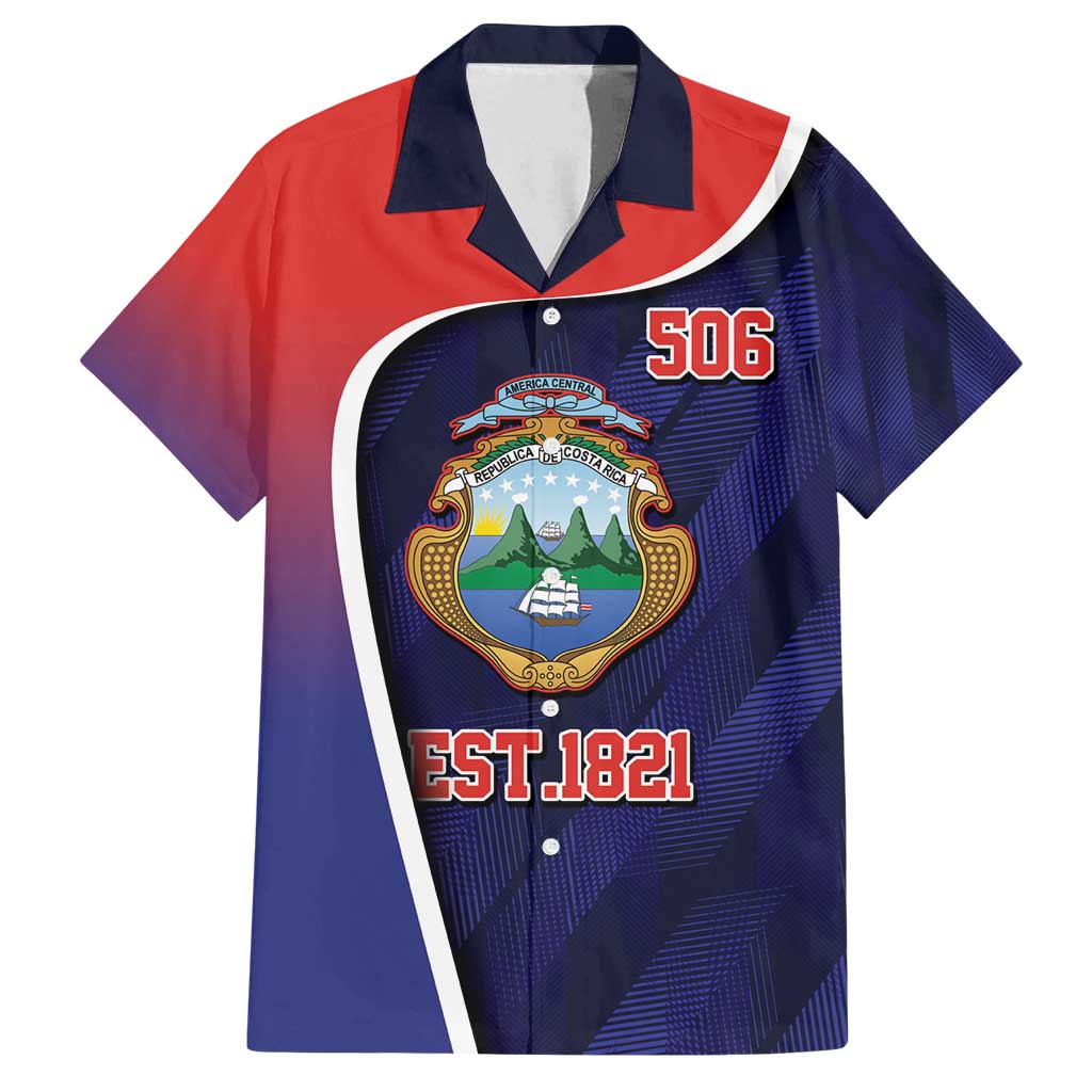 Costa Rica Independence Day Family Matching Tank Maxi Dress and Hawaiian Shirt Since 1821 September 15 - Wonder Print Shop