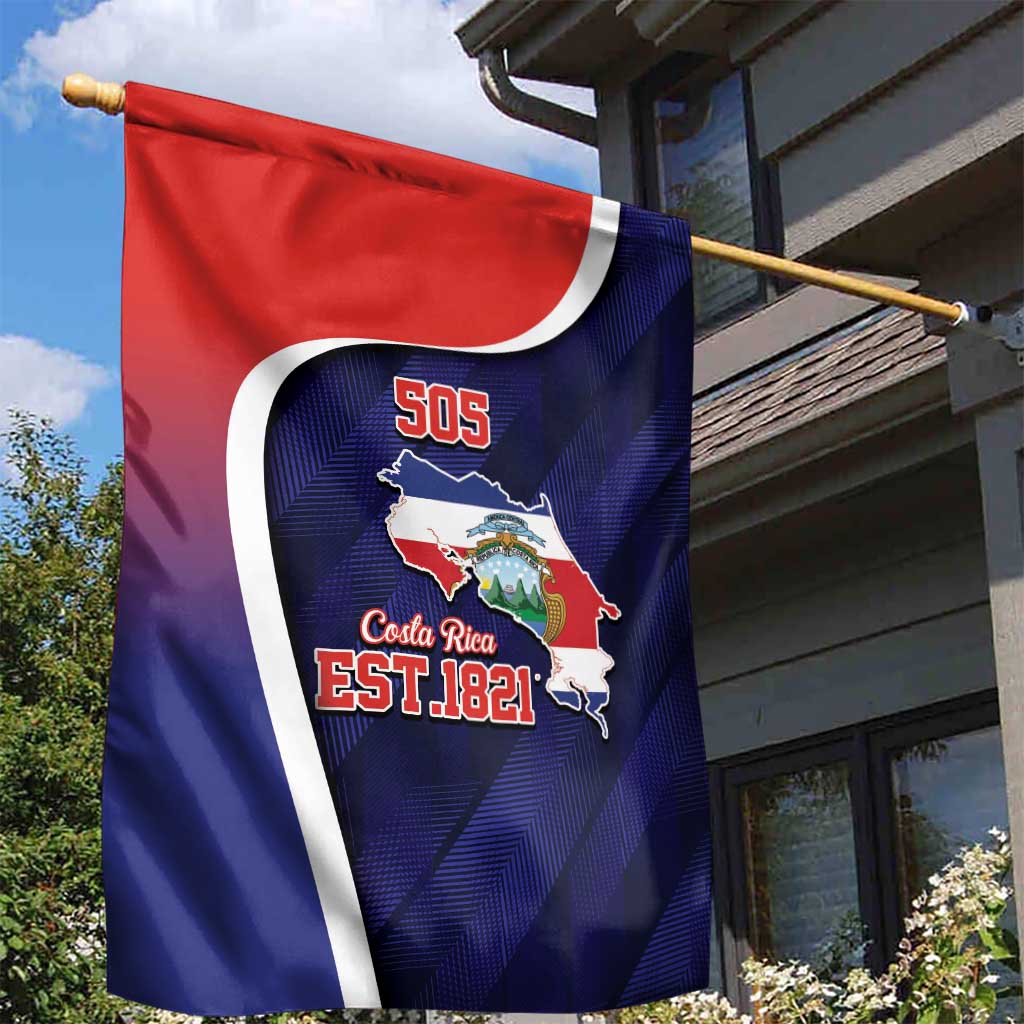 Costa Rica Independence Day Garden Flag Since 1821 September 15 - Wonder Print Shop