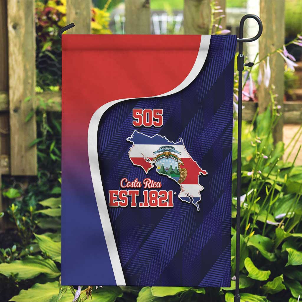Costa Rica Independence Day Garden Flag Since 1821 September 15 - Wonder Print Shop