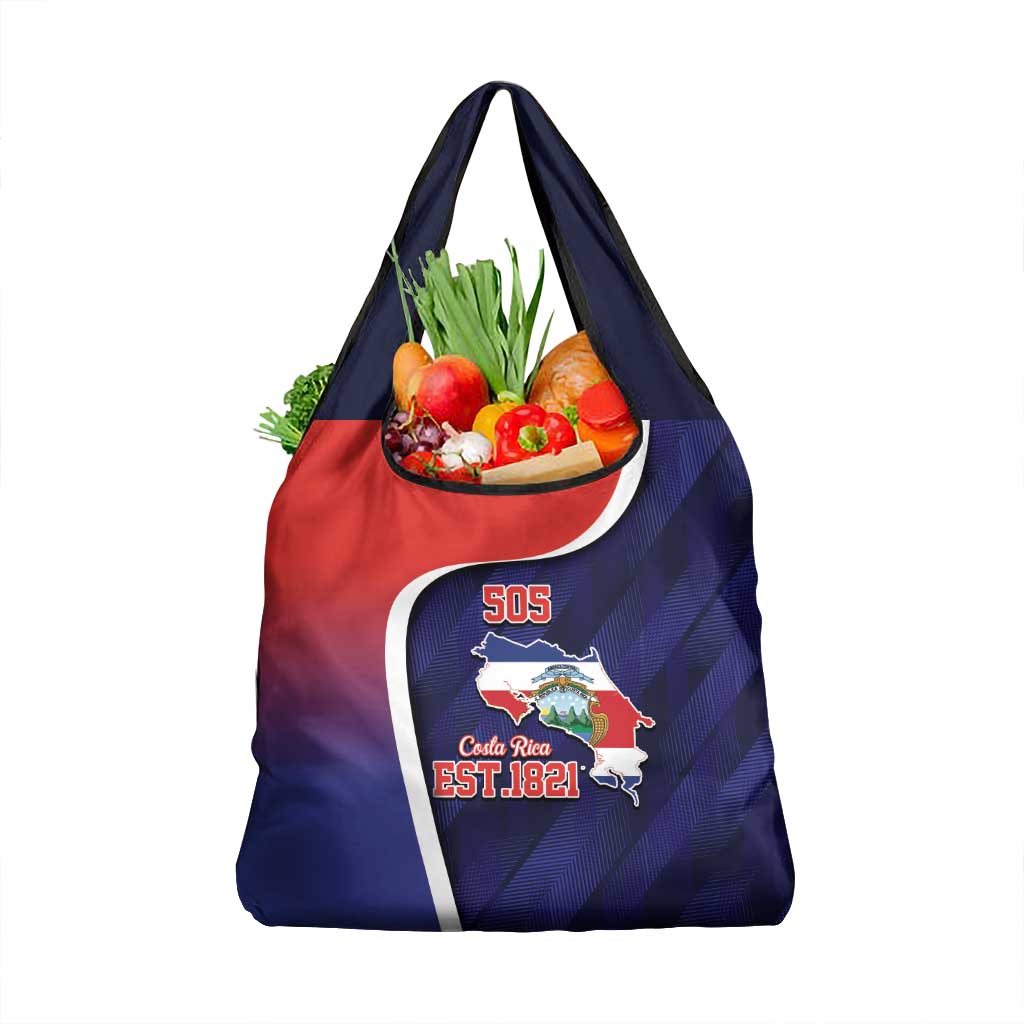 Costa Rica Independence Day Grocery Bag Since 1821 September 15 - Wonder Print Shop