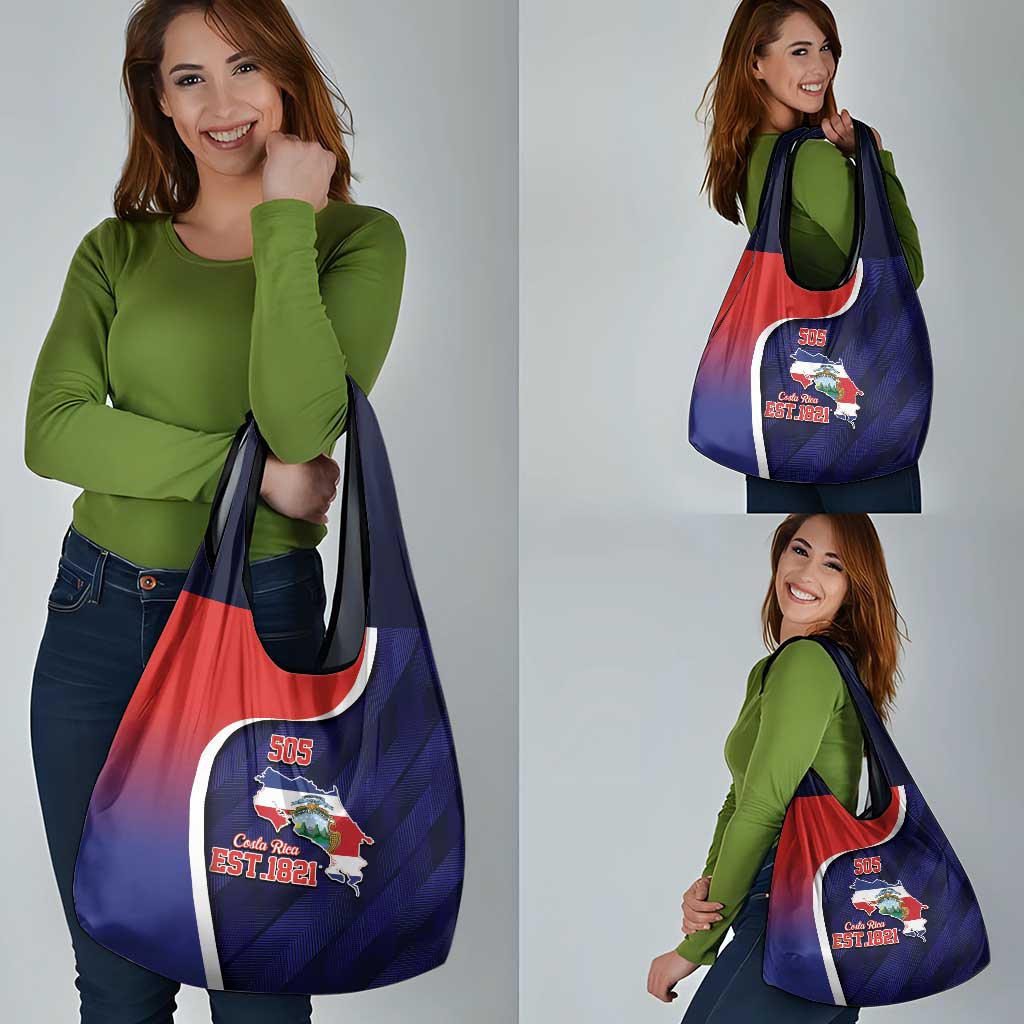 Costa Rica Independence Day Grocery Bag Since 1821 September 15 - Wonder Print Shop