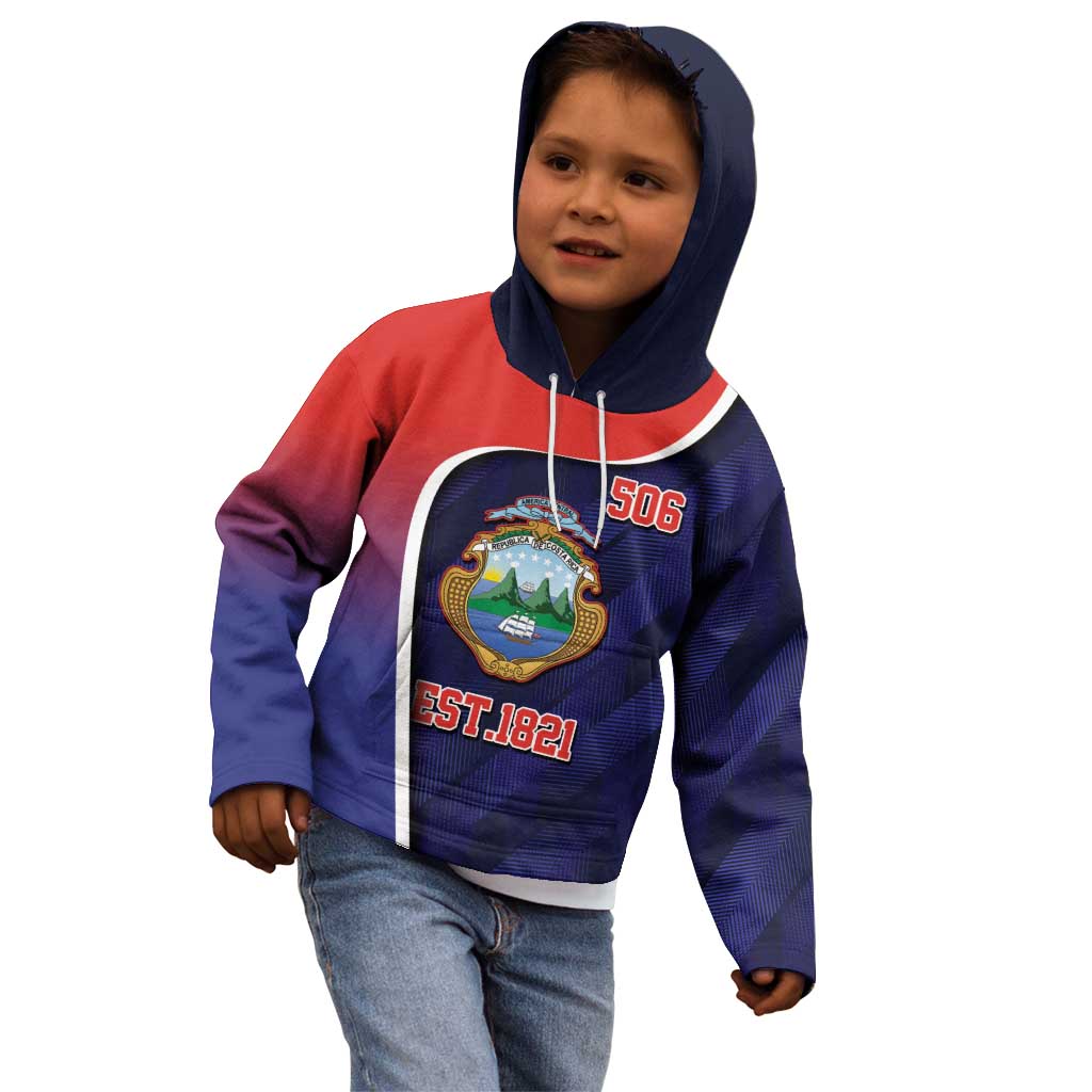 Costa Rica Independence Day Kid Hoodie Since 1821 September 15 - Wonder Print Shop