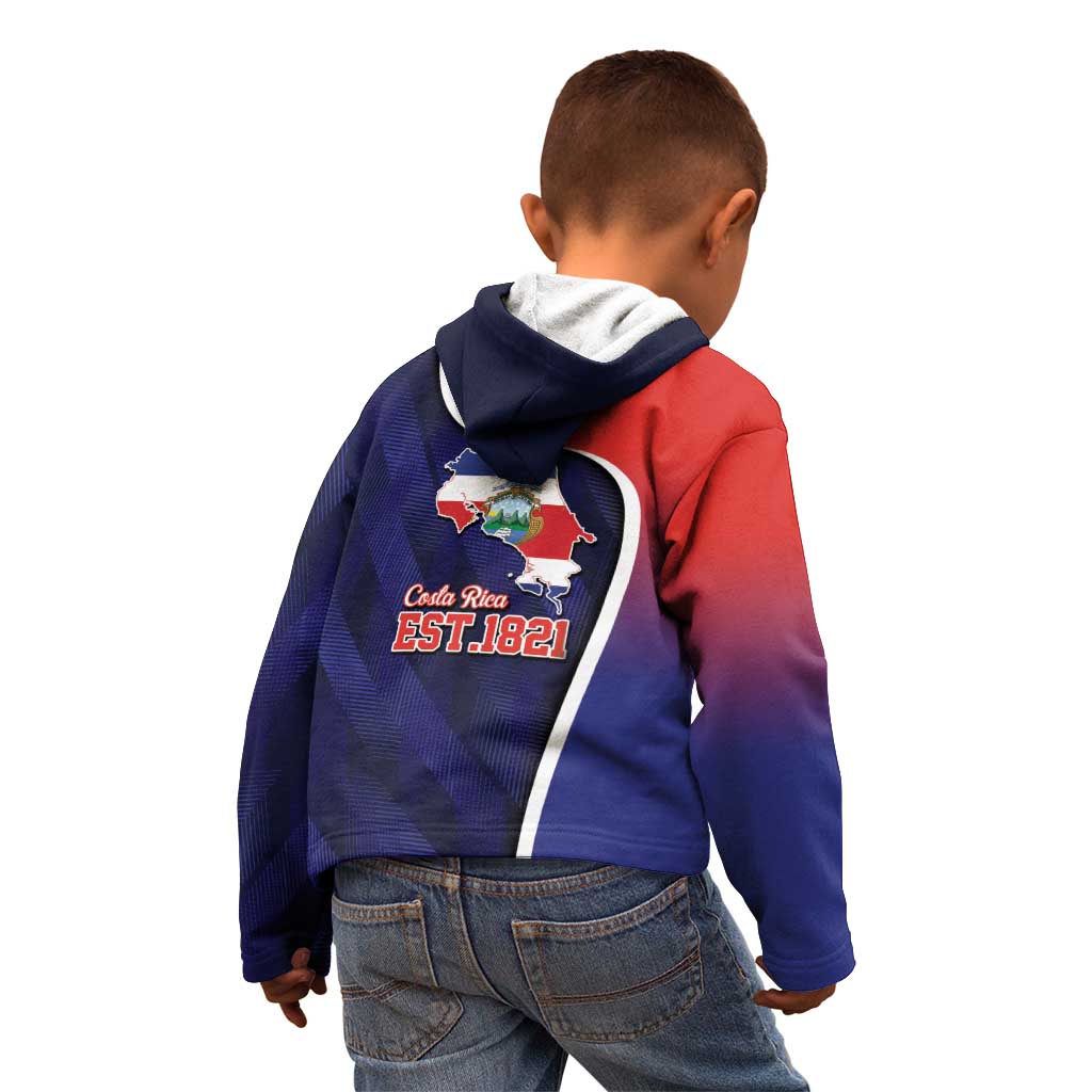 Costa Rica Independence Day Kid Hoodie Since 1821 September 15 - Wonder Print Shop