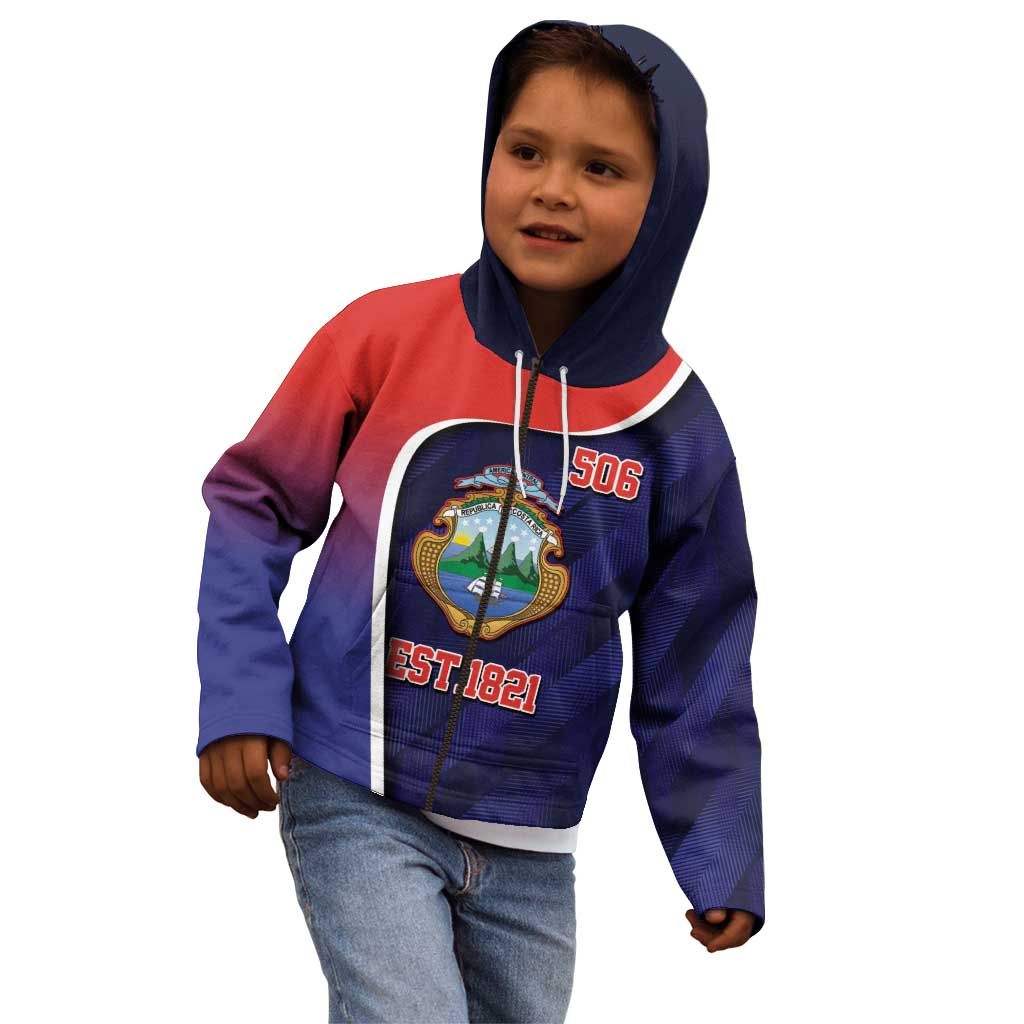 Costa Rica Independence Day Kid Hoodie Since 1821 September 15 - Wonder Print Shop