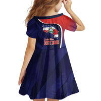 Costa Rica Independence Day Kid Short Sleeve Dress Since 1821 September 15 - Wonder Print Shop