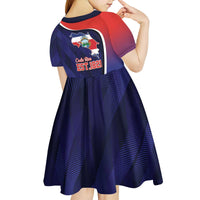 Costa Rica Independence Day Kid Short Sleeve Dress Since 1821 September 15 - Wonder Print Shop