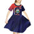 Costa Rica Independence Day Kid Short Sleeve Dress Since 1821 September 15 - Wonder Print Shop