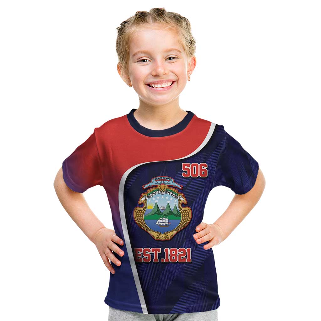Costa Rica Independence Day Kid T Shirt Since 1821 September 15 - Wonder Print Shop