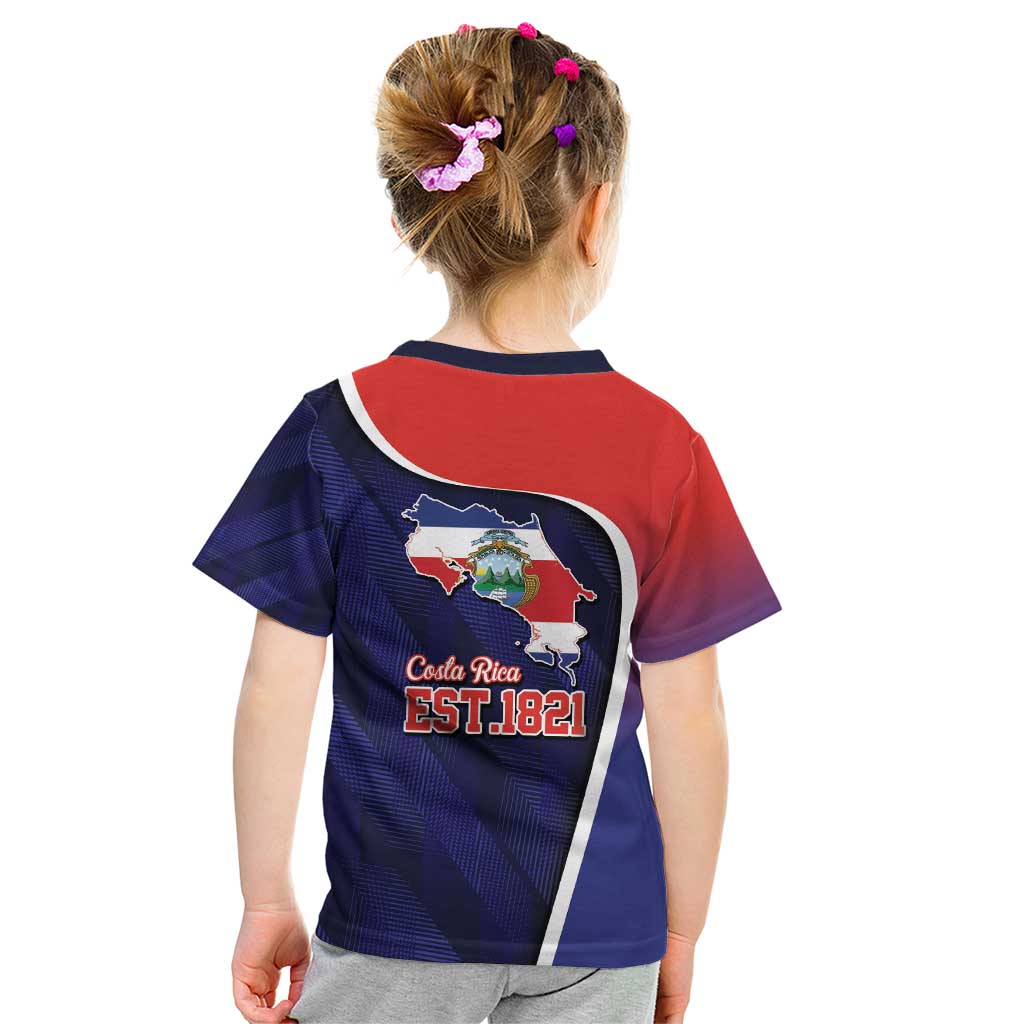 Costa Rica Independence Day Kid T Shirt Since 1821 September 15 - Wonder Print Shop