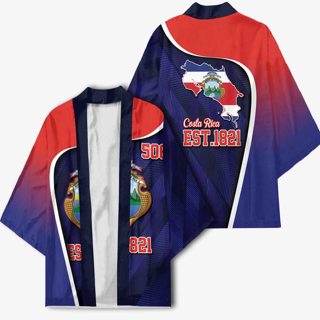Costa Rica Independence Day Kimono Since 1821 September 15 - Wonder Print Shop