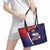Costa Rica Independence Day Leather Tote Bag Since 1821 September 15 - Wonder Print Shop
