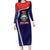 Costa Rica Independence Day Long Sleeve Bodycon Dress Since 1821 September 15 - Wonder Print Shop