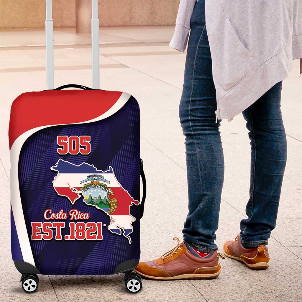 Costa Rica Independence Day Luggage Cover Since 1821 September 15 - Wonder Print Shop