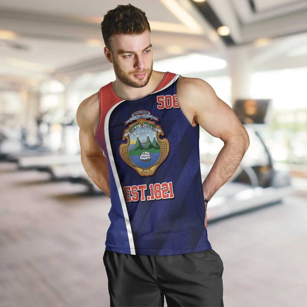 Costa Rica Independence Day Men Tank Top Since 1821 September 15 - Wonder Print Shop