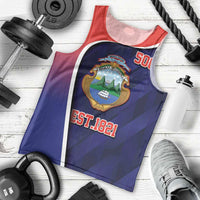 Costa Rica Independence Day Men Tank Top Since 1821 September 15 - Wonder Print Shop