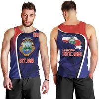 Costa Rica Independence Day Men Tank Top Since 1821 September 15 - Wonder Print Shop