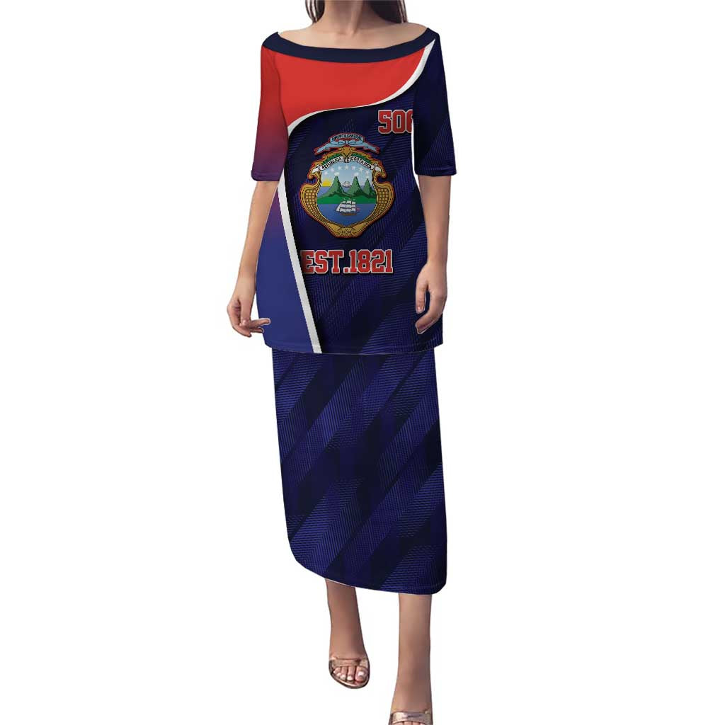 Costa Rica Independence Day Puletasi Since 1821 September 15 - Wonder Print Shop