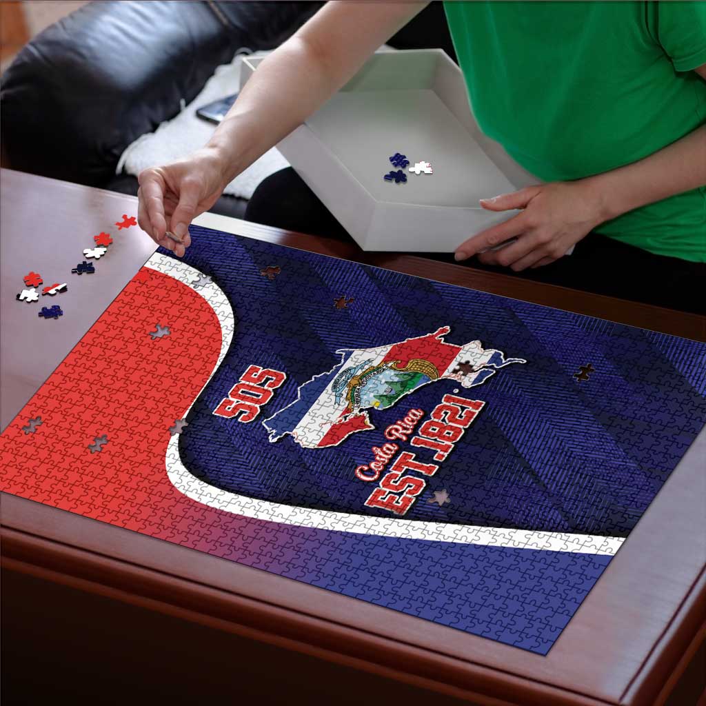Costa Rica Independence Day Puzzle Since 1821 September 15 - Wonder Print Shop
