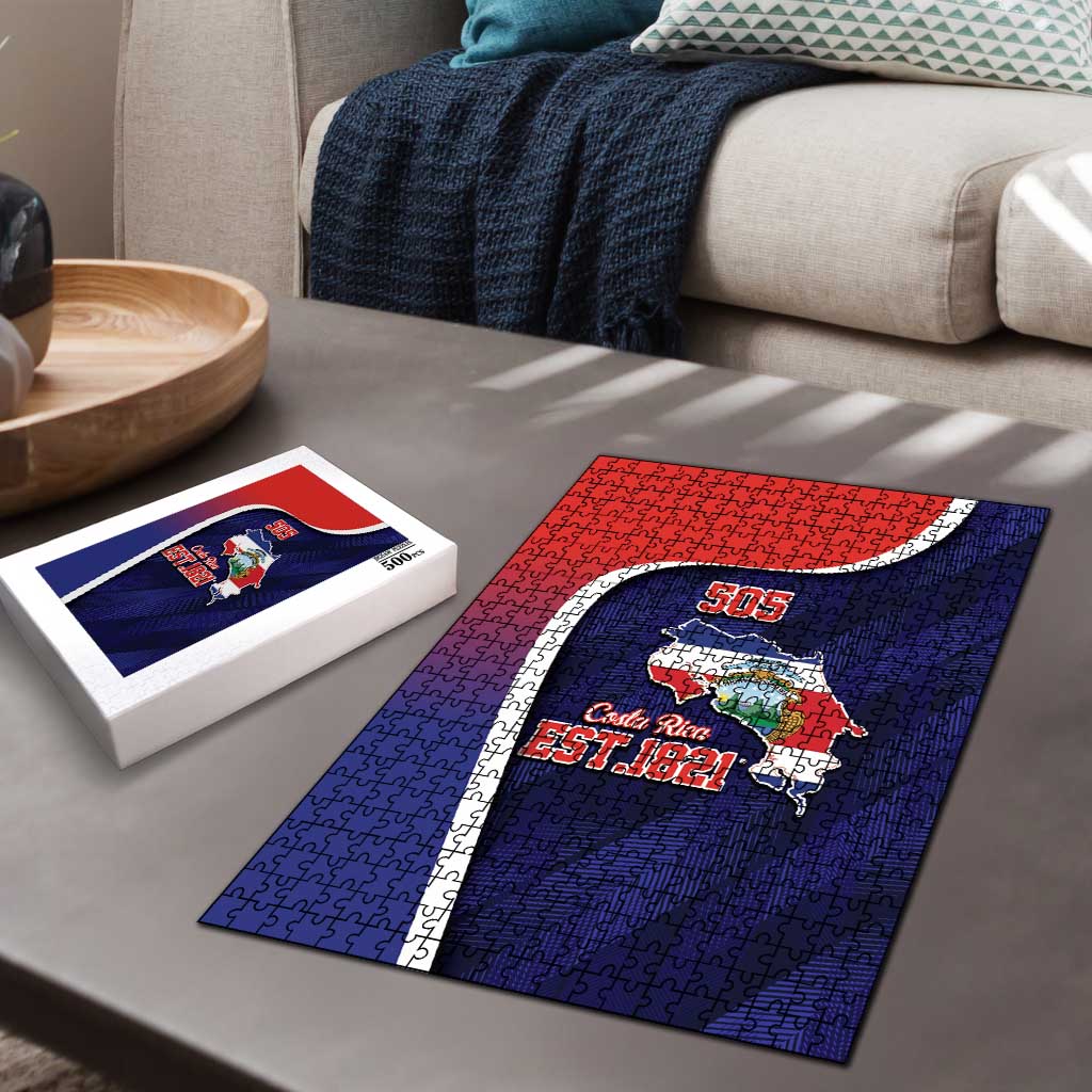 Costa Rica Independence Day Puzzle Since 1821 September 15 - Wonder Print Shop