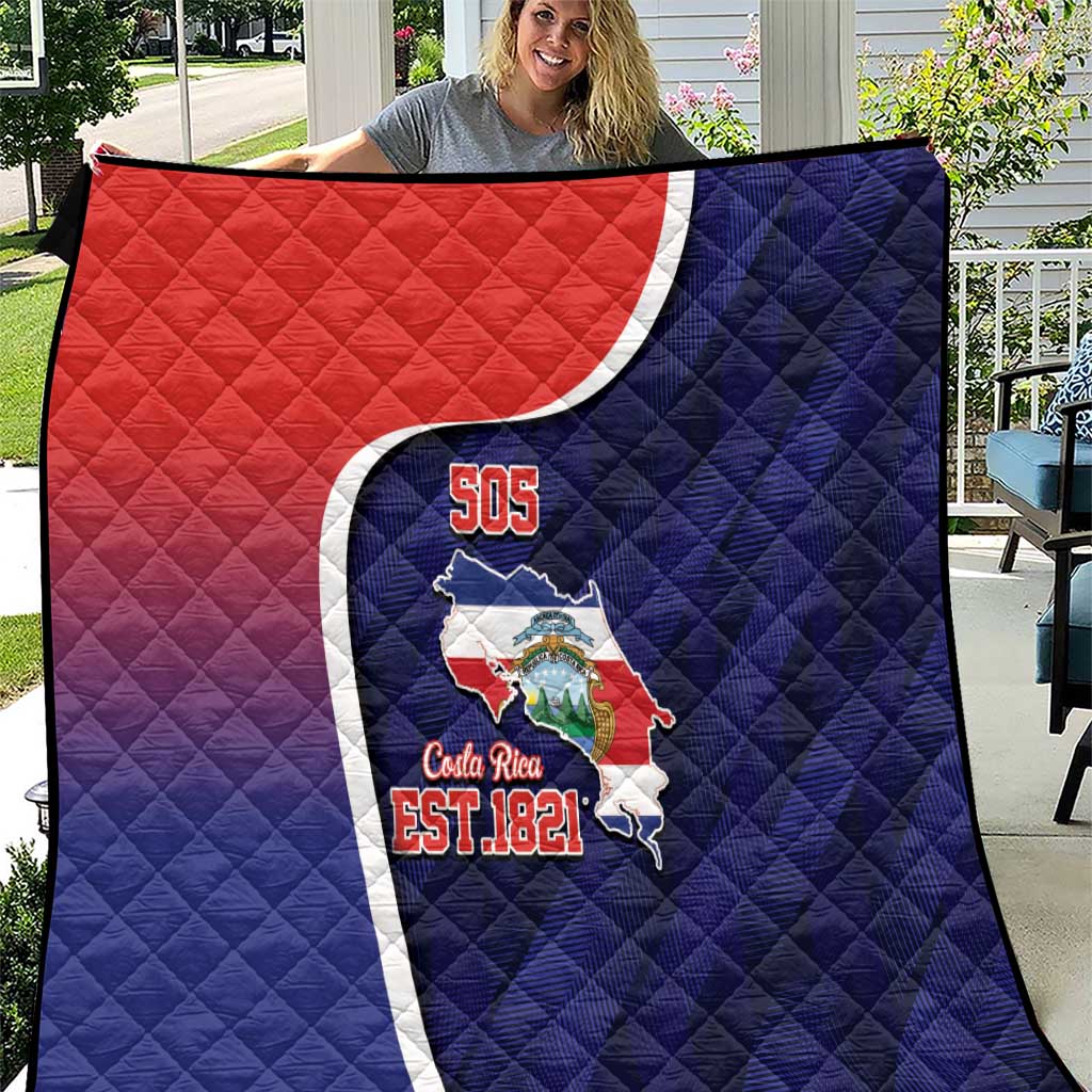 Costa Rica Independence Day Quilt Since 1821 September 15 - Wonder Print Shop