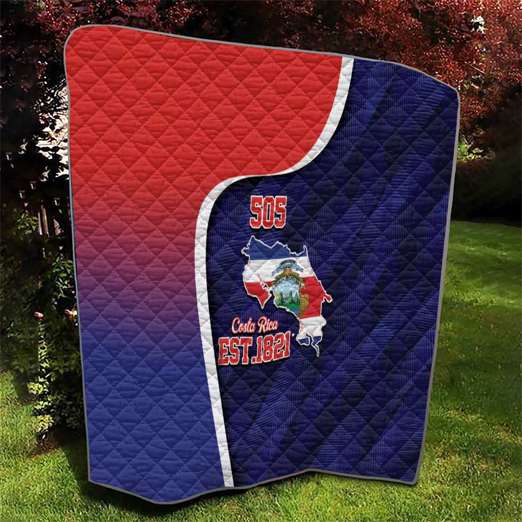 Costa Rica Independence Day Quilt Since 1821 September 15 - Wonder Print Shop
