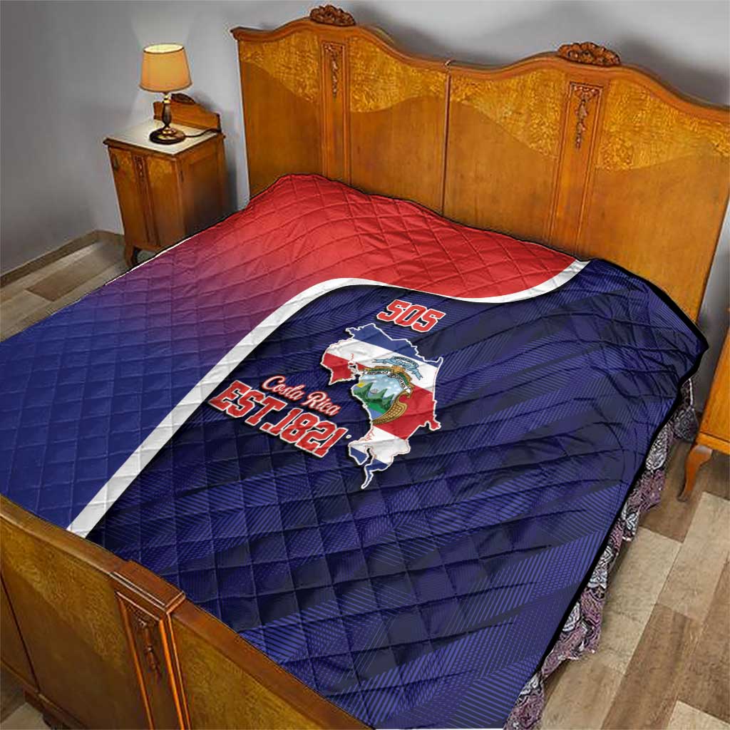 Costa Rica Independence Day Quilt Since 1821 September 15 - Wonder Print Shop