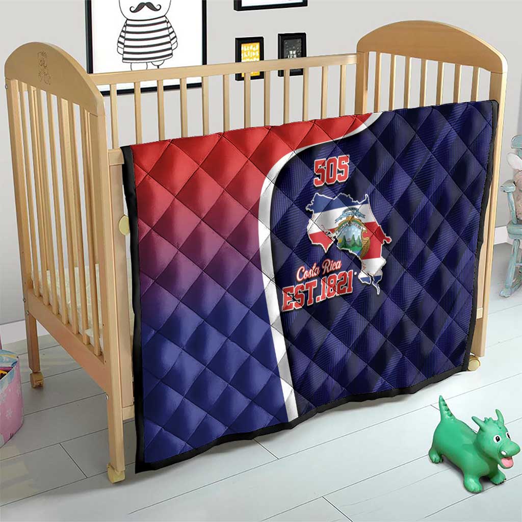 Costa Rica Independence Day Quilt Since 1821 September 15 - Wonder Print Shop