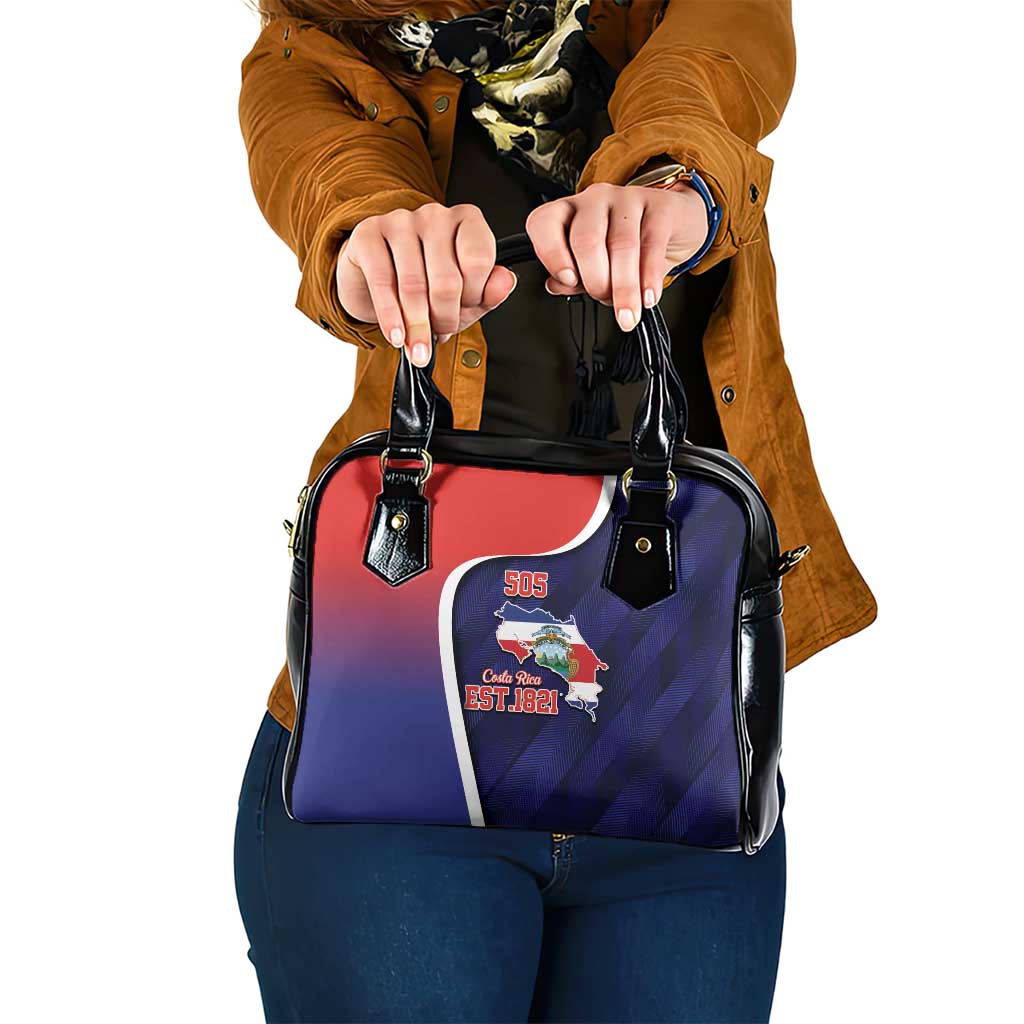 Costa Rica Independence Day Shoulder Handbag Since 1821 September 15 - Wonder Print Shop