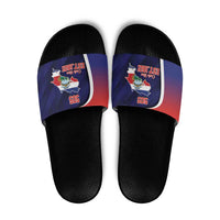 Costa Rica Independence Day Slide Sandals Since 1821 September 15 - Wonder Print Shop