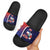 Costa Rica Independence Day Slide Sandals Since 1821 September 15 - Wonder Print Shop