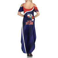 Costa Rica Independence Day Summer Maxi Dress Since 1821 September 15 - Wonder Print Shop