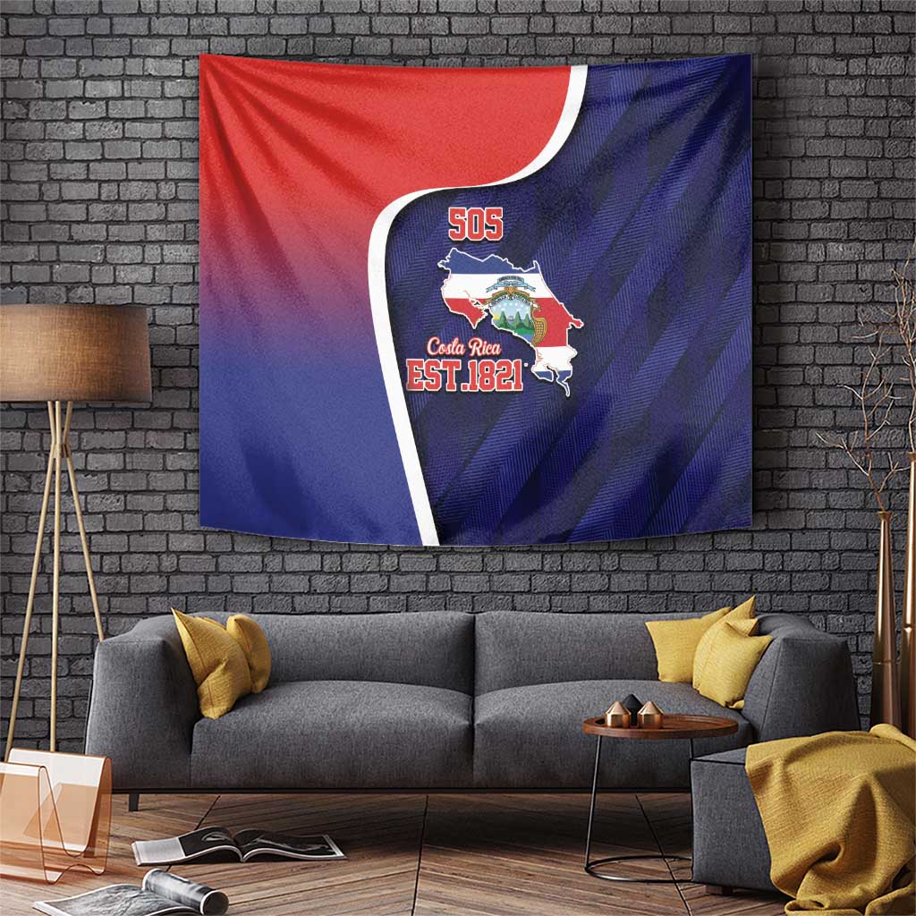 Costa Rica Independence Day Tapestry Since 1821 September 15 - Wonder Print Shop