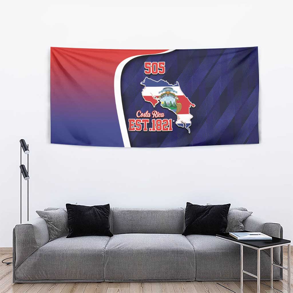 Costa Rica Independence Day Tapestry Since 1821 September 15 - Wonder Print Shop