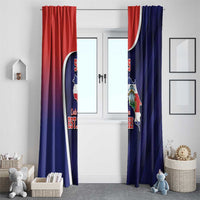 Costa Rica Independence Day Window Curtain Since 1821 September 15 - Wonder Print Shop