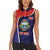 Costa Rica Independence Day Women Sleeveless Polo Shirt Since 1821 September 15 - Wonder Print Shop