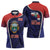 Costa Rica Independence Day Zipper Polo Shirt Since 1821 September 15 - Wonder Print Shop