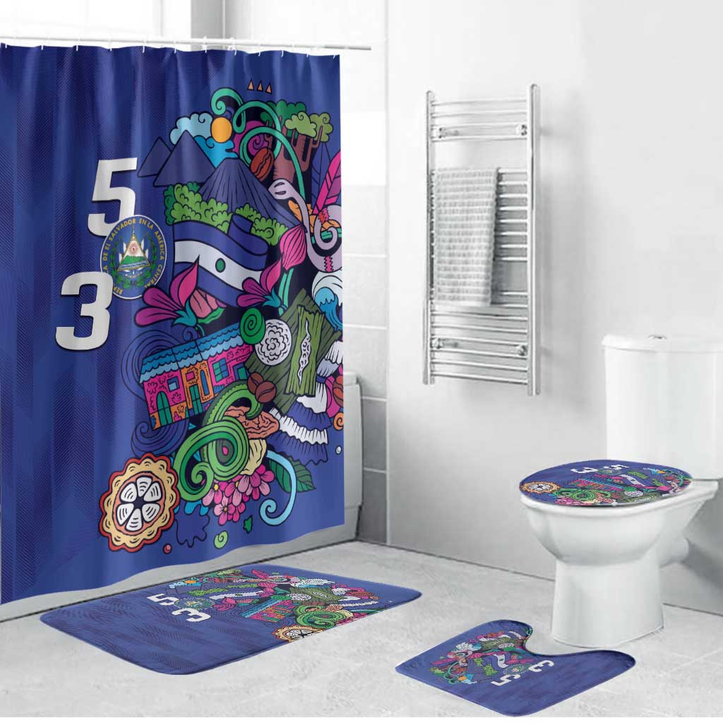 El Salvador Bathroom Set Beauty Local Inspired - Wonder Print Shop