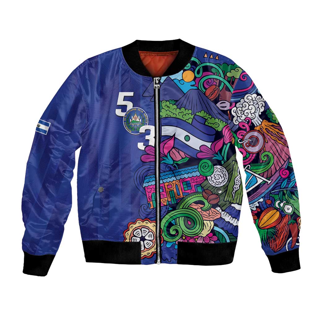 El Salvador Bomber Jacket Beauty Local Inspired - Wonder Print Shop