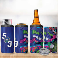 El Salvador 4 in 1 Can Cooler Tumbler Beauty Local Inspired - Wonder Print Shop