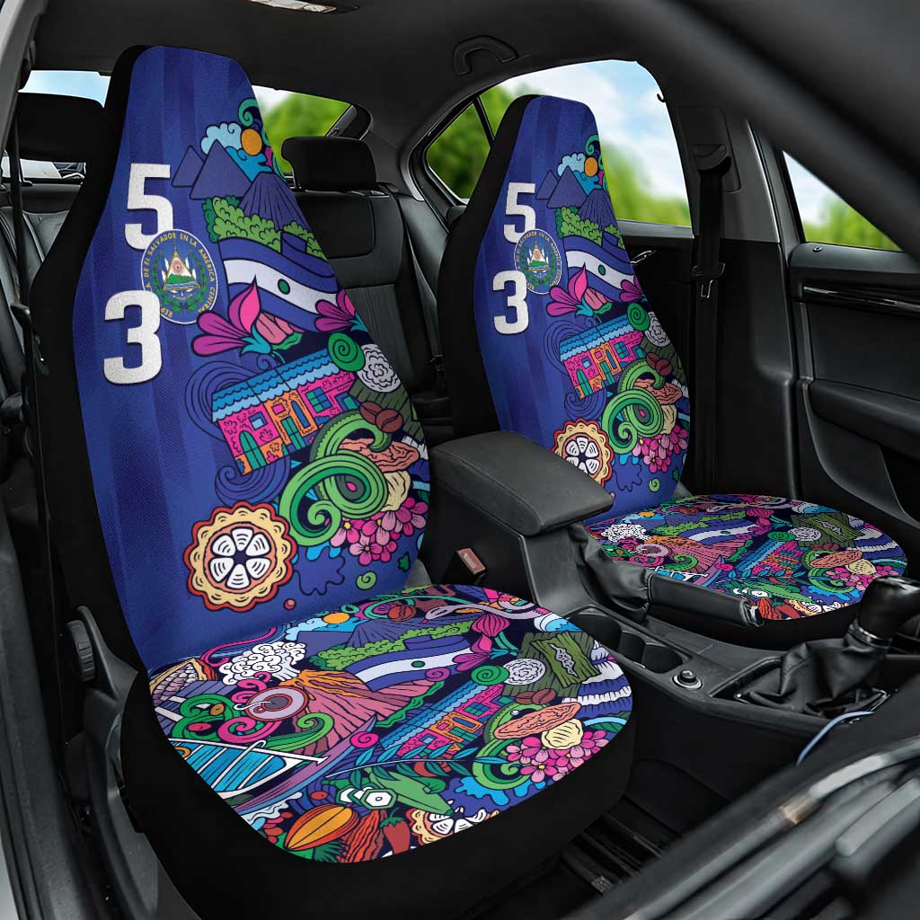 El Salvador Car Seat Cover Beauty Local Inspired - Wonder Print Shop