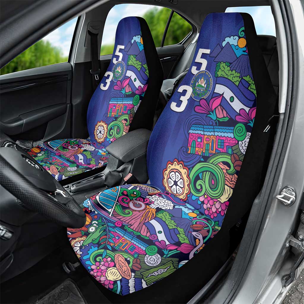 El Salvador Car Seat Cover Beauty Local Inspired - Wonder Print Shop
