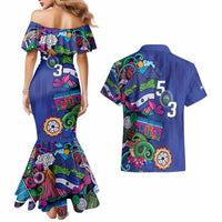 El Salvador Couples Matching Mermaid Dress and Hawaiian Shirt Beauty Local Inspired - Wonder Print Shop